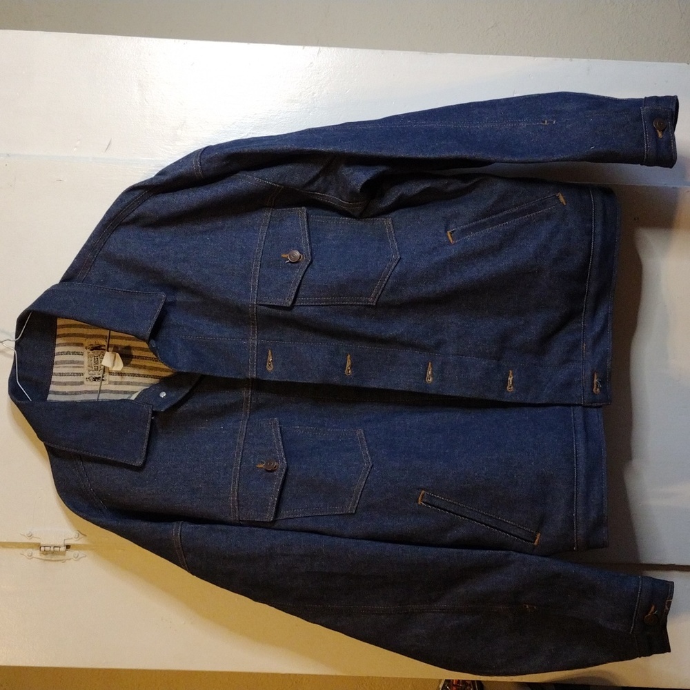 Denim concealed carry CCW jacket men's XXL